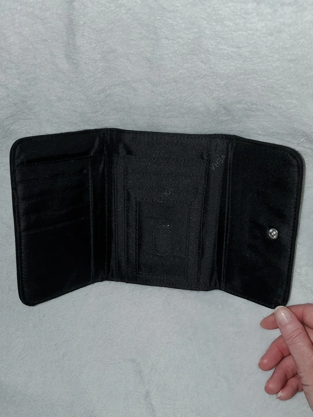 NWT Vera Bradley Euro Wallet in Classic Black - Picture 6 of 10